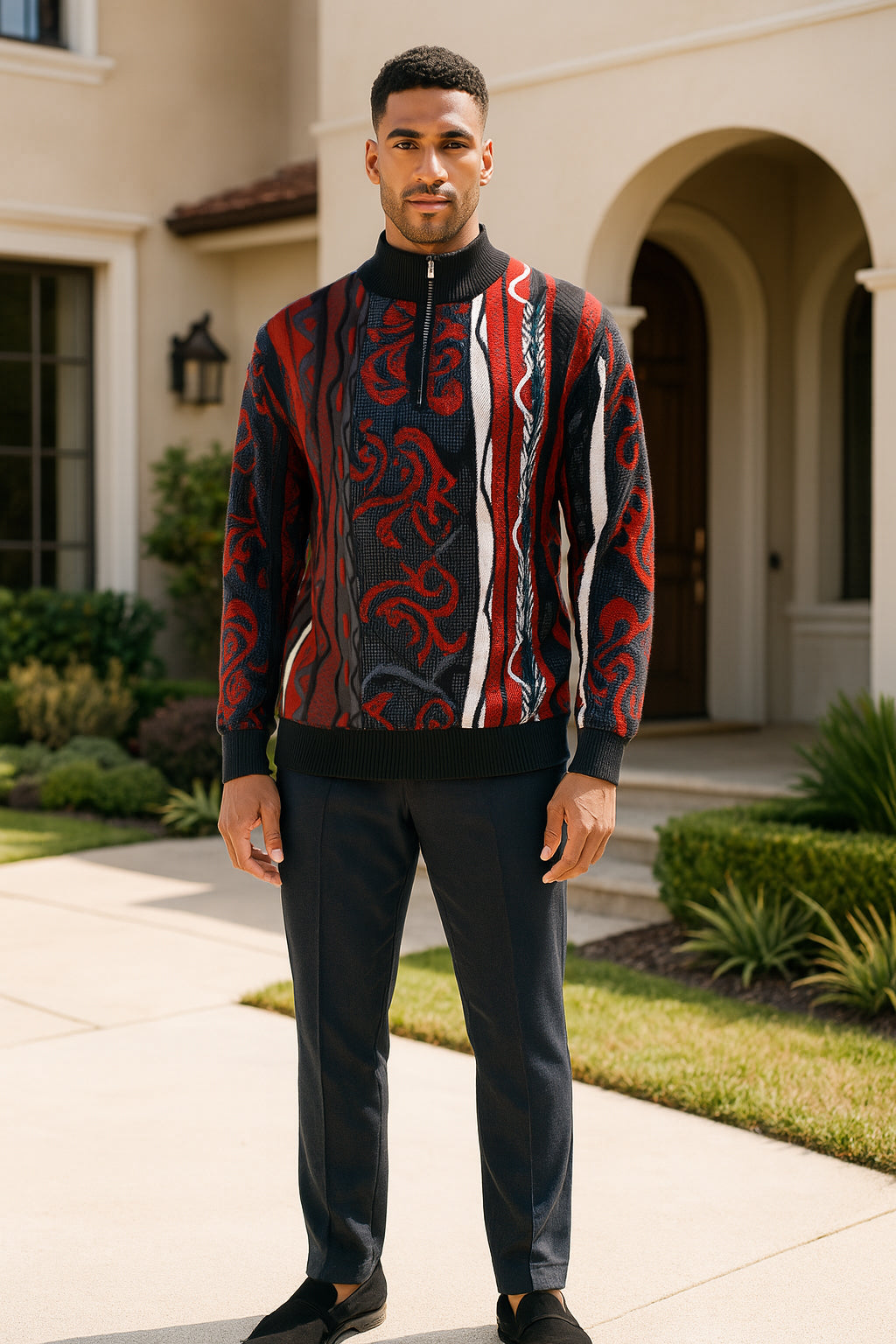 Stacy Adams | 1/4 Zip Pullover | 14009