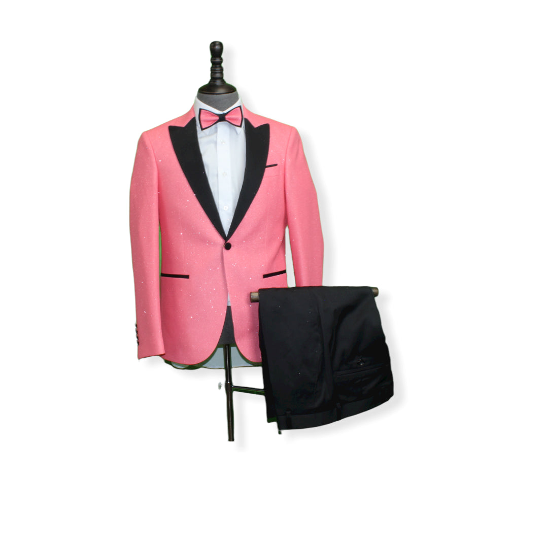 4pc Glitter Tuxedo | Slim Fit-The City Warehouse-Menswear