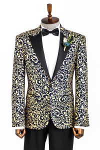 Swirl Design Blazer | Wessi-The City Warehouse-Menswear
