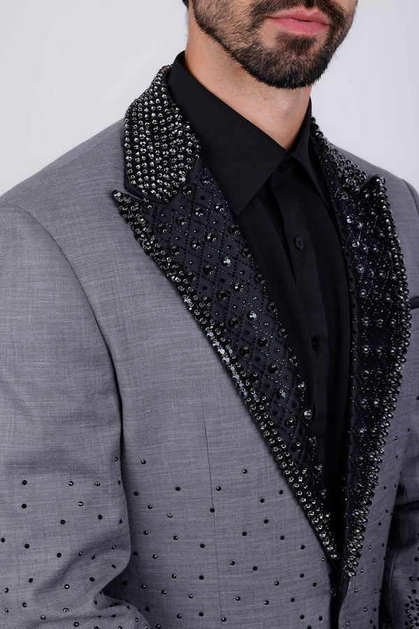 Barabas | Rhinestone Blazer | 2EBL3-The City Warehouse-Menswear