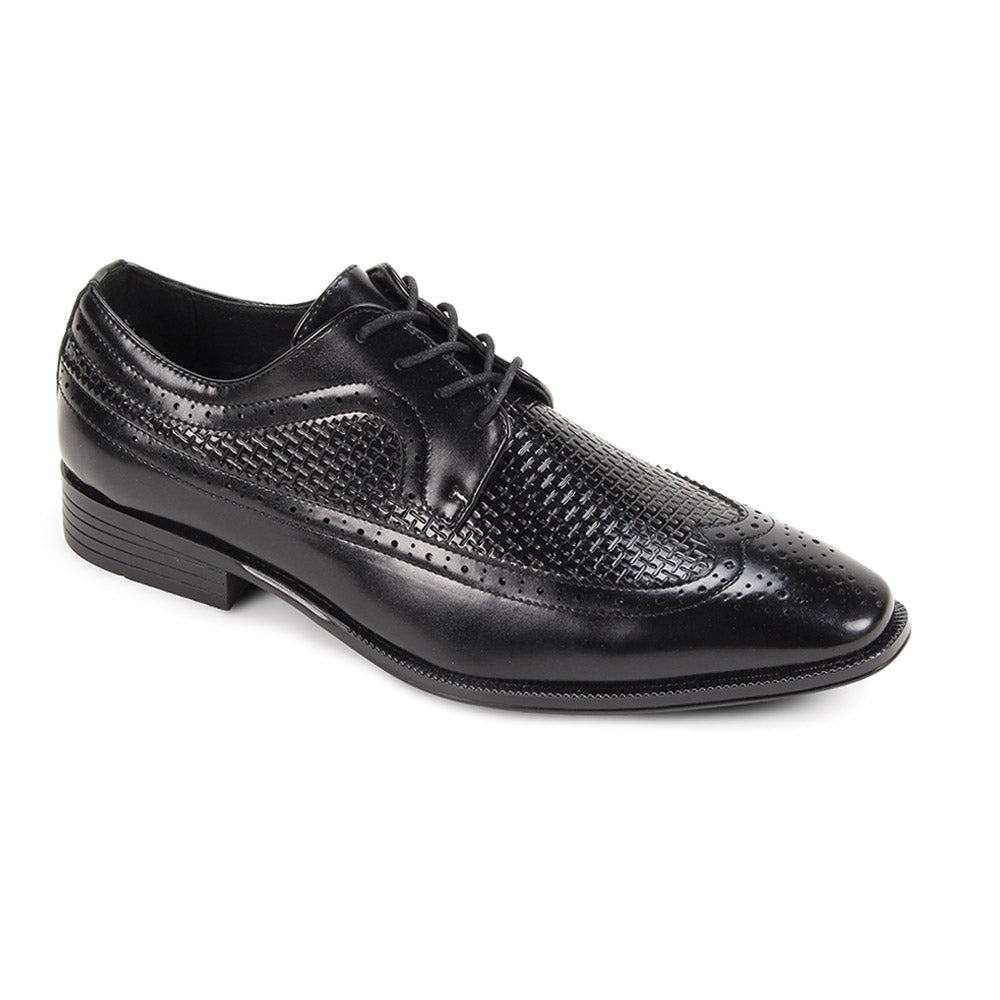 Antonio Cerrelli Black Oxford Dress Shoes Mens Size 13 Lace Up Faux Leather Men main image 3