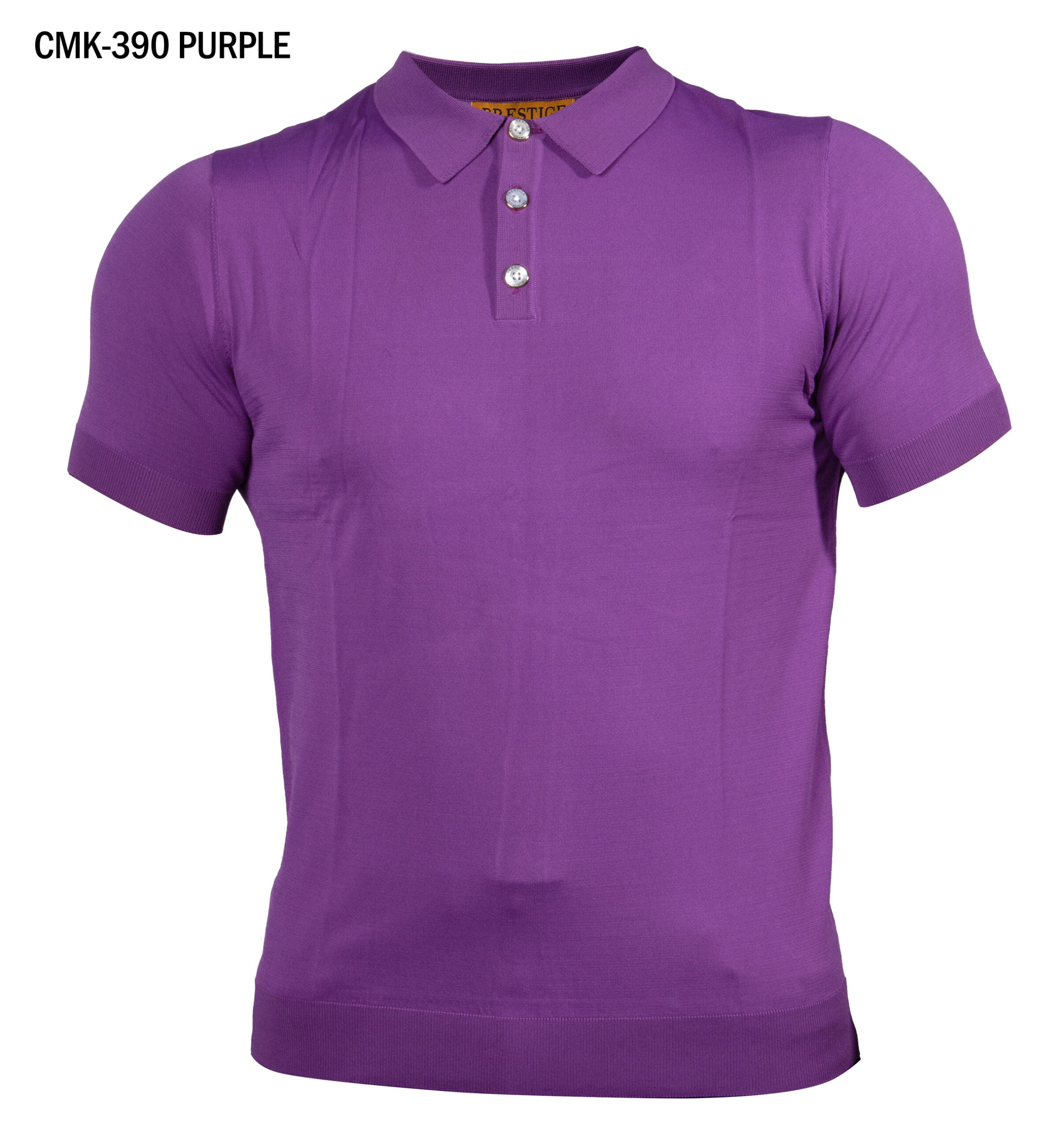 Prestige | S/S Solid 3B Polo | CMK-390-The City Warehouse-Menswear