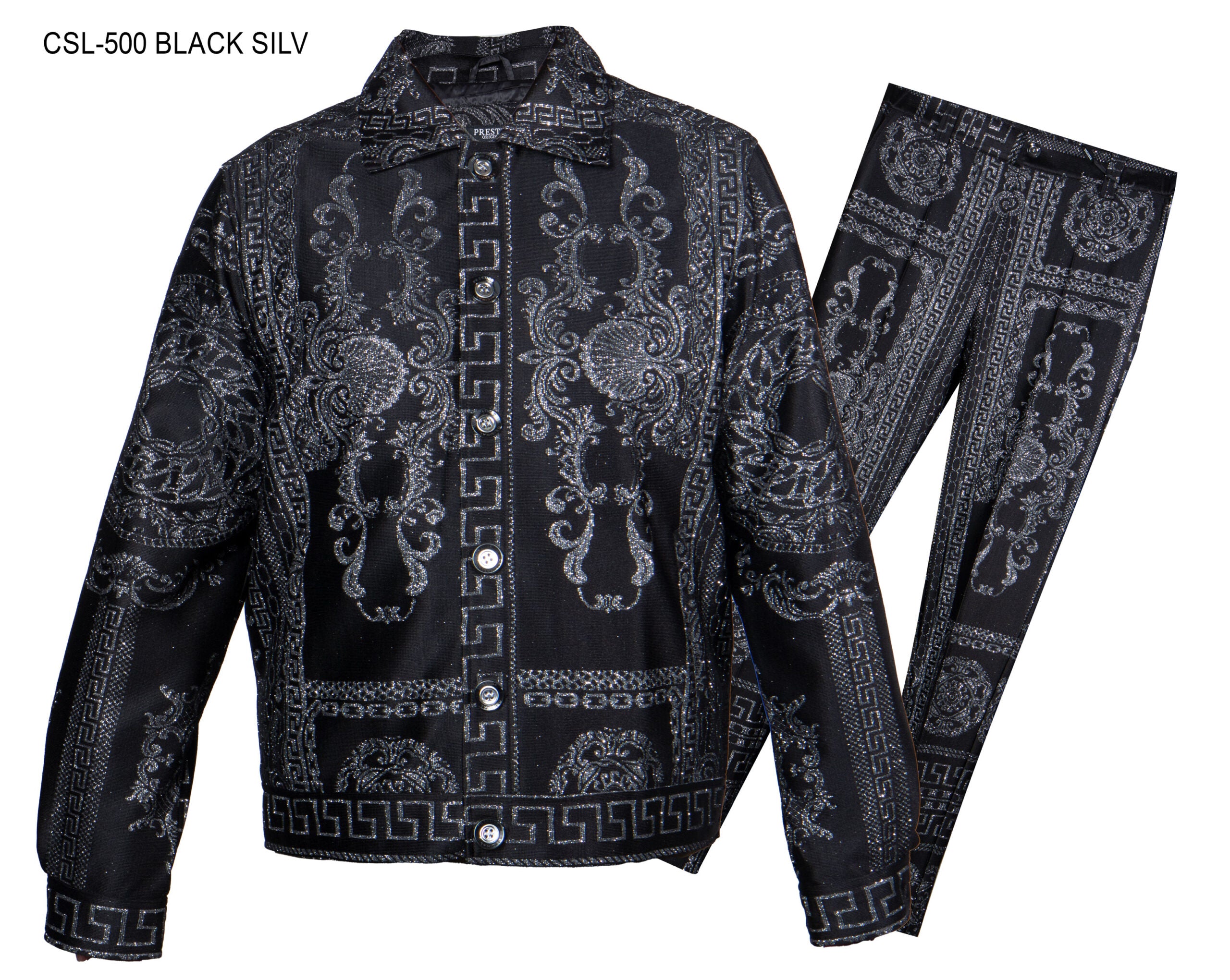 Prestige | L/S Shacket Lace Set | CSL-500-The City Warehouse-Menswear