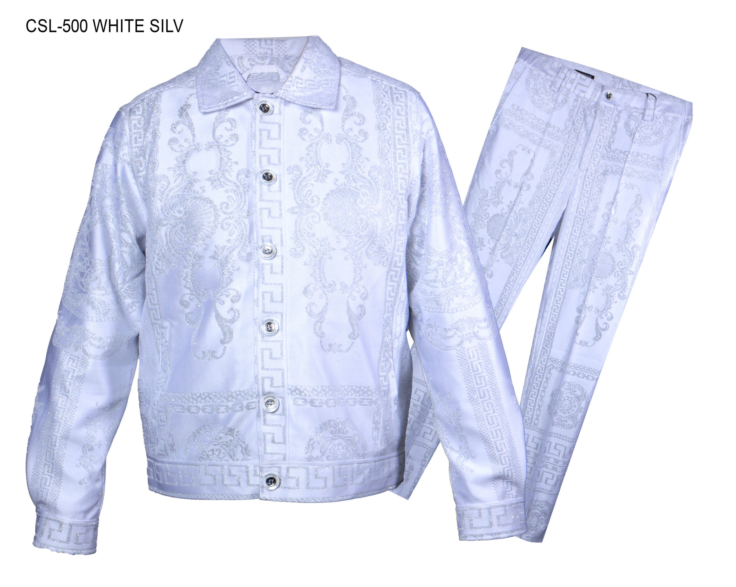 Prestige | L/S Shacket Lace Set | CSL-500-The City Warehouse-Menswear