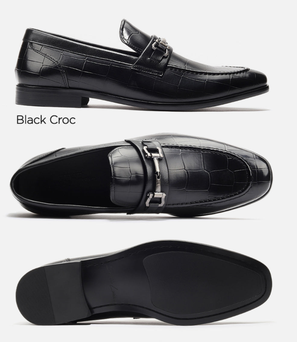 Santino Luciano | Croc Print Loafer | C550