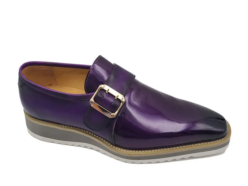 Carrucci | Patent Monkstrap Loafer | KS515-38P-The City Warehouse-Menswear