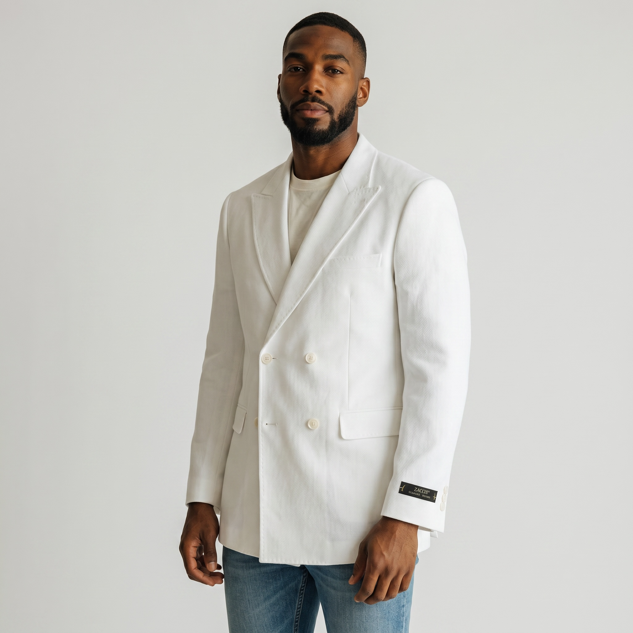 Zacchi | DB Hopsack Blazer | Santoni