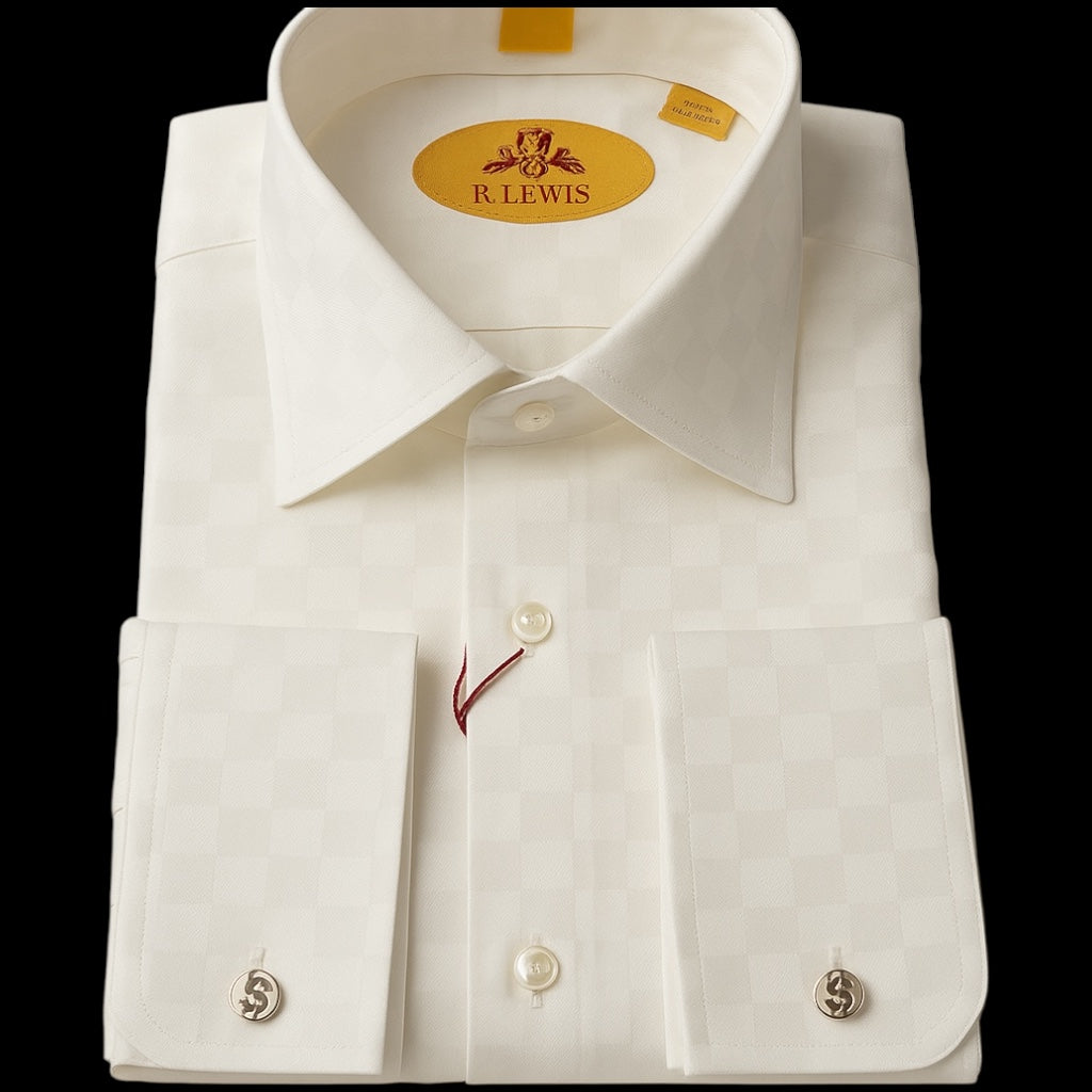 Robert Lewis RL590D 100% Cotton Dress Shirt - Premium Men's Business Shirt Black / 18.5 / 34/35 Robert Lewis RL590D 100% Cotton Dress Shirt - Premium Men's Business Shirt Black / 18.5 / 34/35