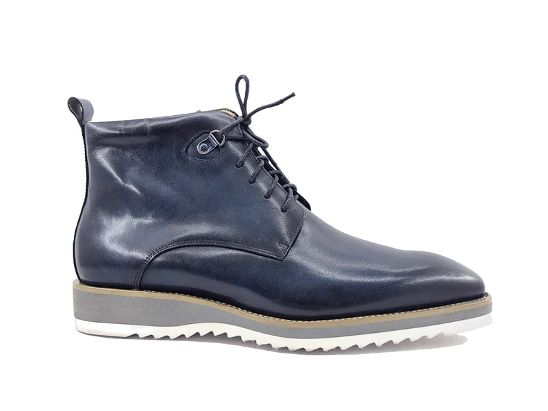 Carrucci | Burnished Calfskin Lace-Up Boot | KB515-16-The City Warehouse-Menswear
