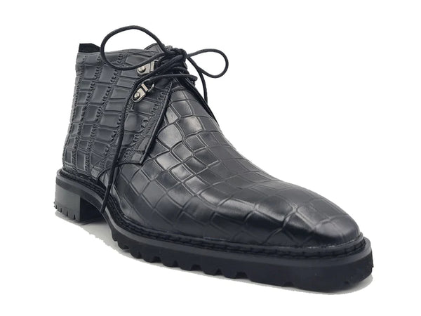 Carrucci | Gator Embossed Leather Chukka Boot | KB520-01