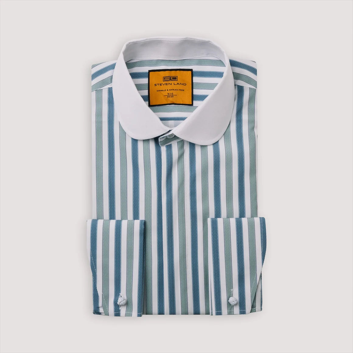 Steven Land | Pinstripe Dress Shirt | DM292-The City Warehouse-Menswear
