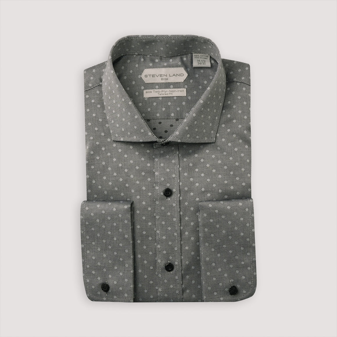 Steven Land | Polka Dot Dress Shirt | DSW2516-The City Warehouse-Menswear