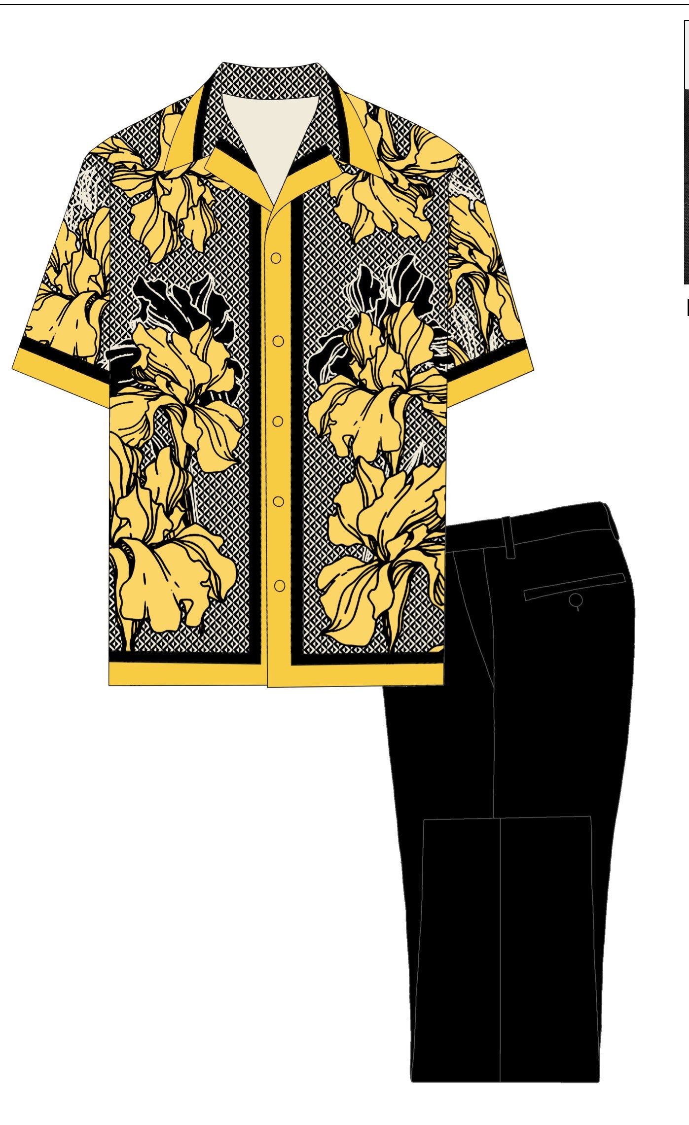 S/S Print 2pc Set | Robert Lewis | #R2PS005-The City Warehouse-Menswear