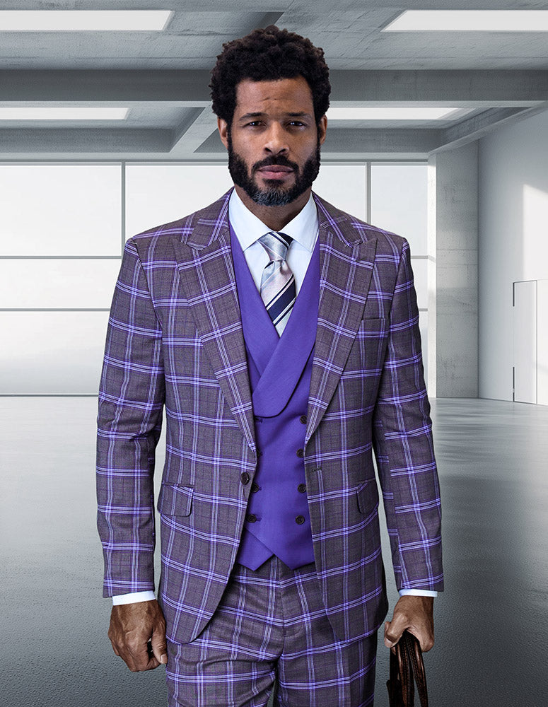 Saboo | 3pc 100% Wool Suit | Terry