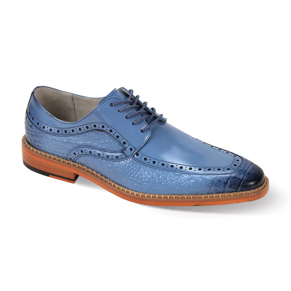 Giovanni Terence Leather Croc Print Dress Shoes - Premium Men's Footwear Giovanni Terence Leather Croc Print Dress Shoes - Premium Men's Footwear