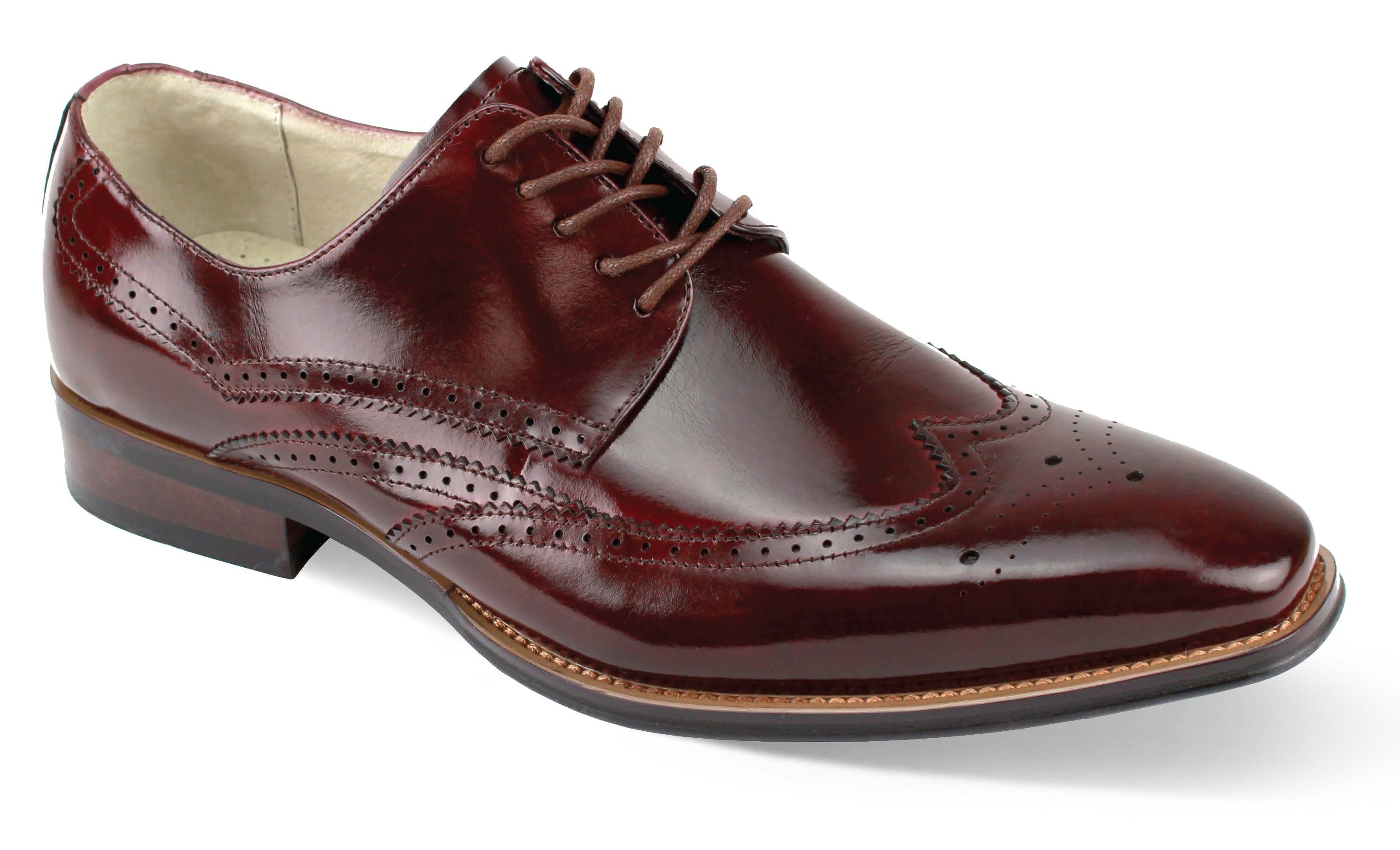 Giovanni | Solid Leather Wingtip | Lincoln