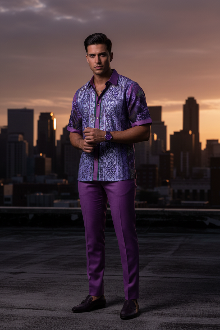 LUX-660 Purple - Model Shot