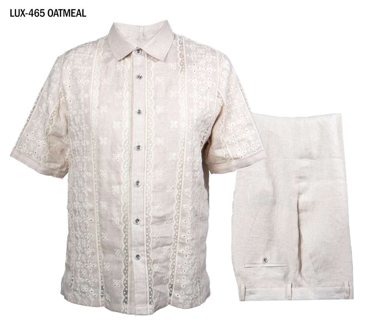 Prestige | S/S Lace 2pc Set | LUX-465-The City Warehouse-Menswear