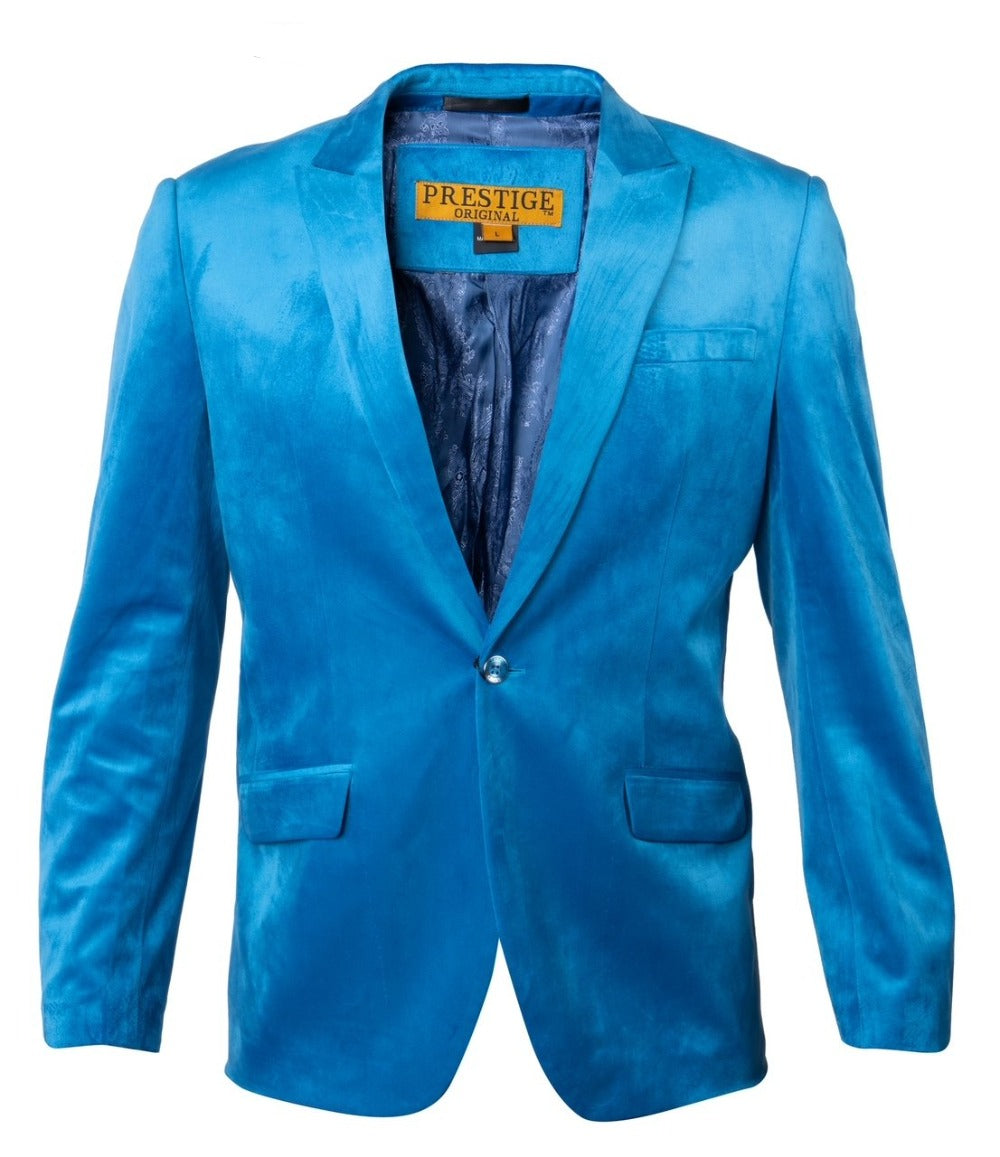 Vinci | Solid Velvet Blazer | B-27-The City Warehouse-Menswear