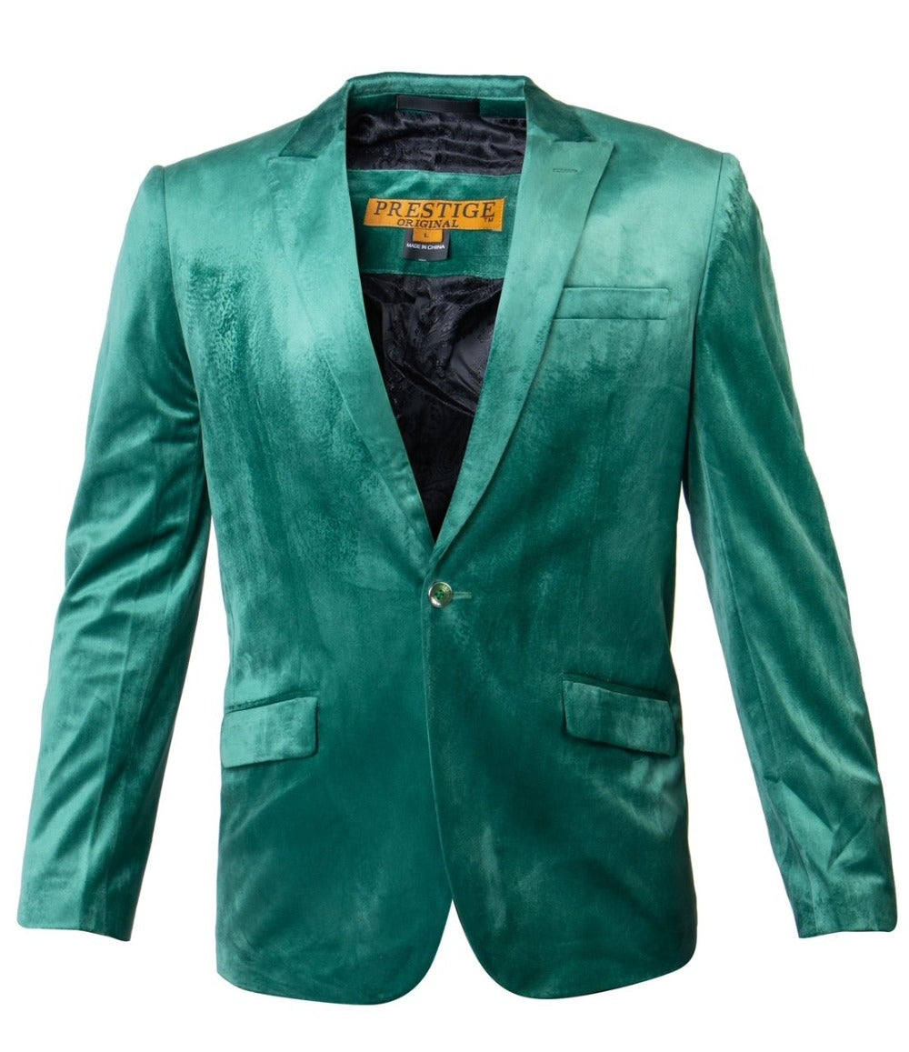 Vinci | Solid Velvet Blazer | B-27-The City Warehouse-Menswear