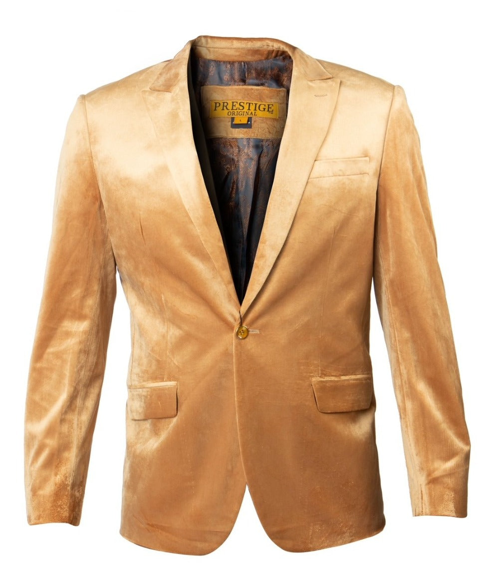 Vinci | Solid Velvet Blazer | B-27-The City Warehouse-Menswear