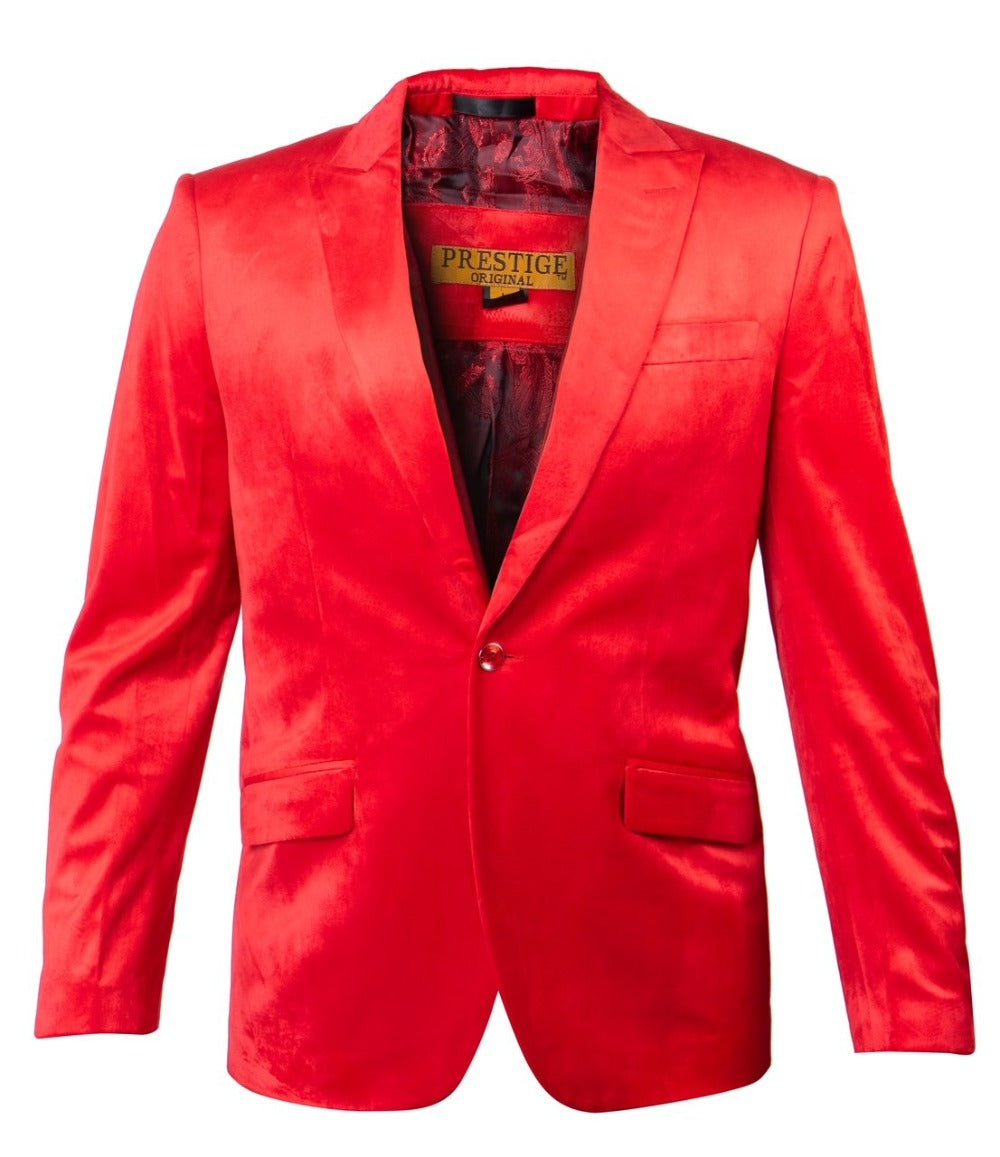 Vinci | Solid Velvet Blazer | B-27-The City Warehouse-Menswear