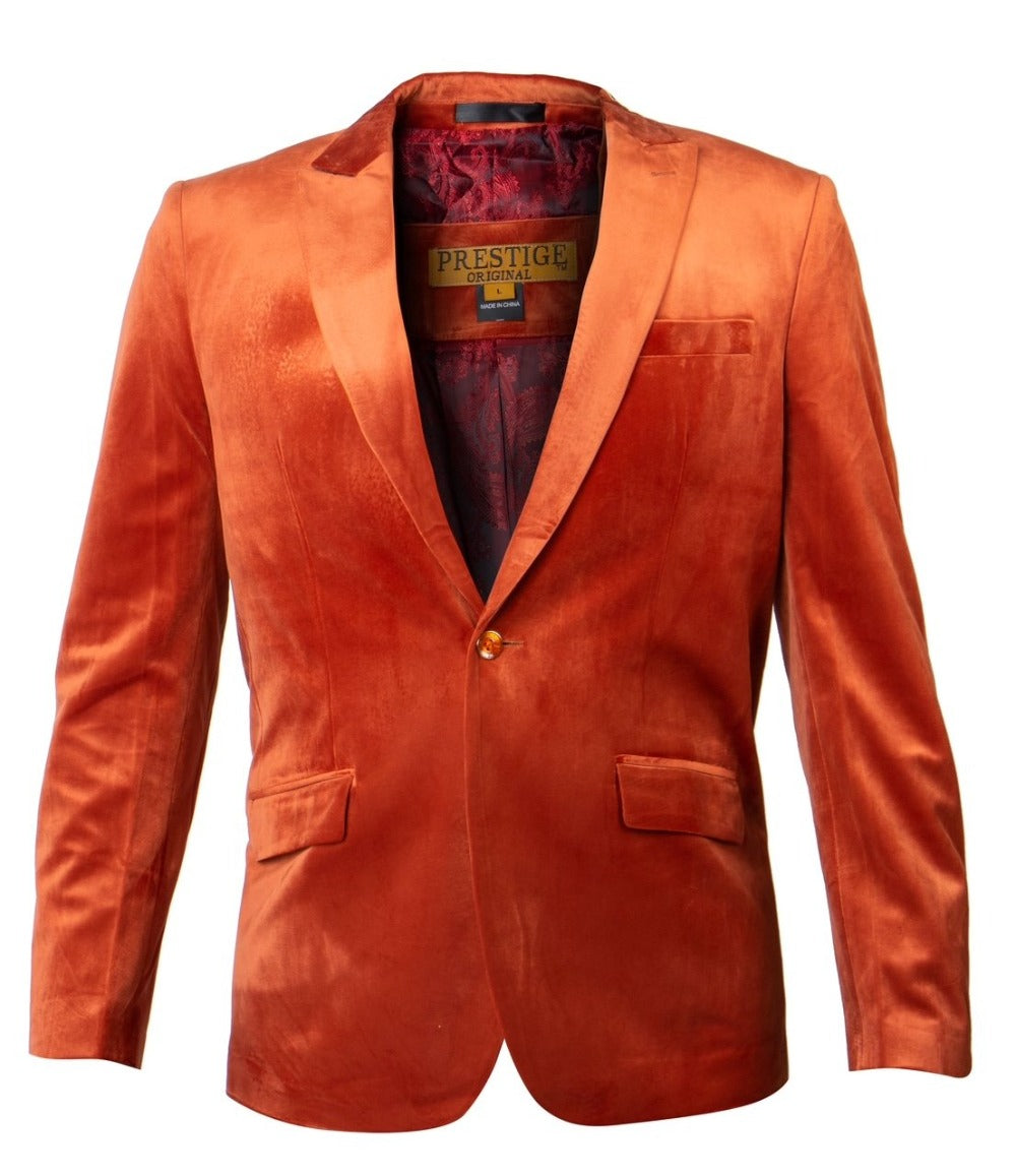 Vinci | Solid Velvet Blazer | B-27-The City Warehouse-Menswear
