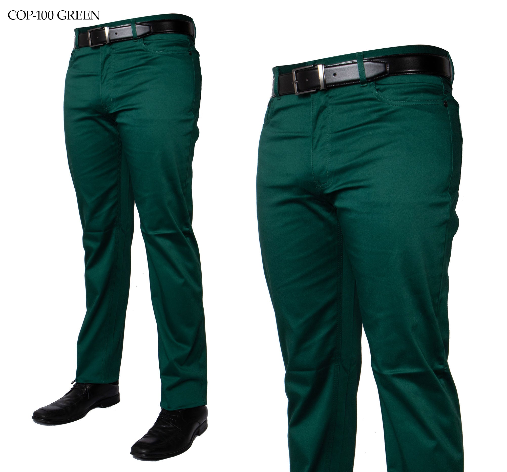 Prestige | Stretch Denim Jeans | Green-The City Warehouse-Menswear