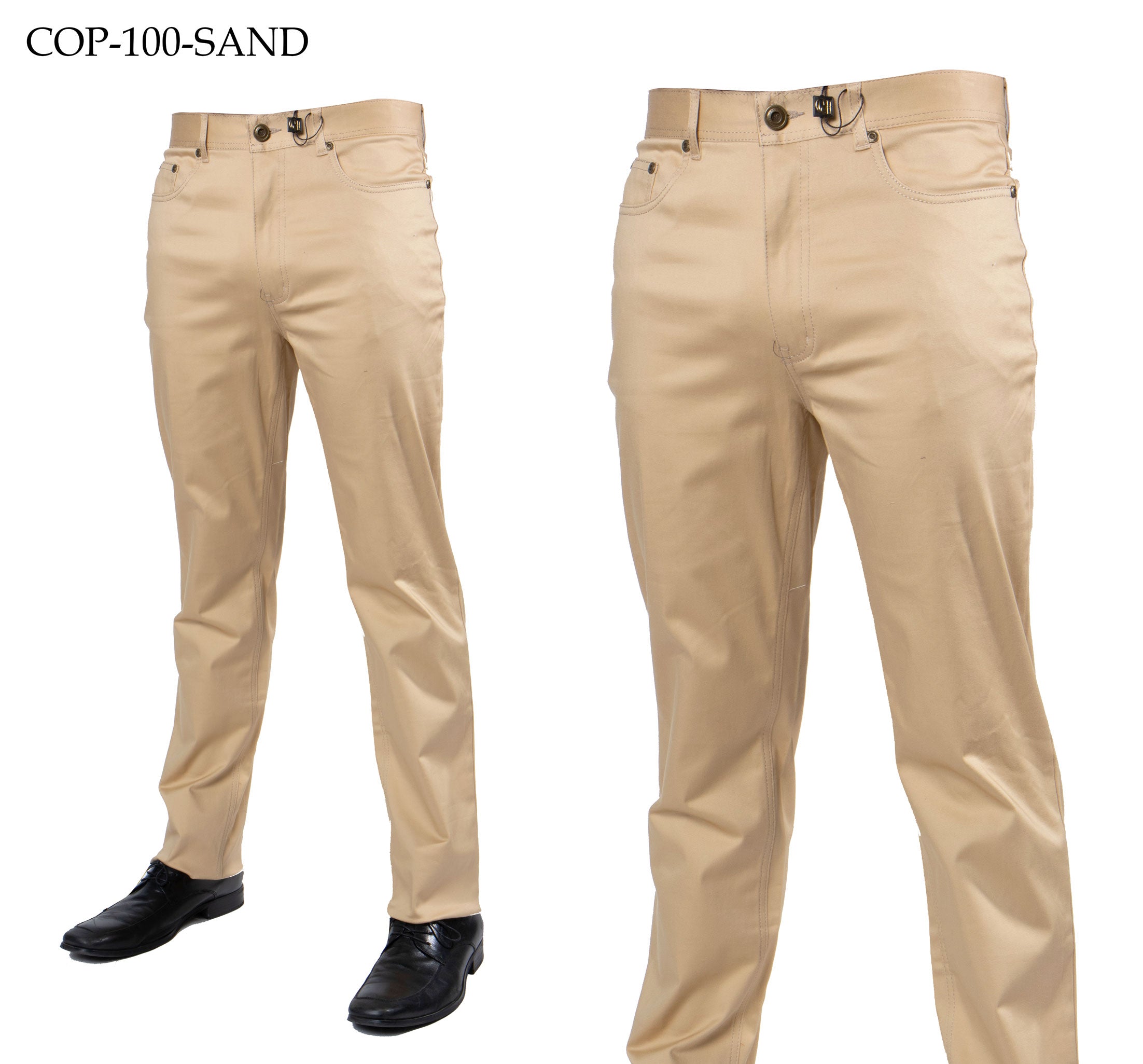 Prestige | Stretch Denim Jeans | Sand/Tan-The City Warehouse-Menswear