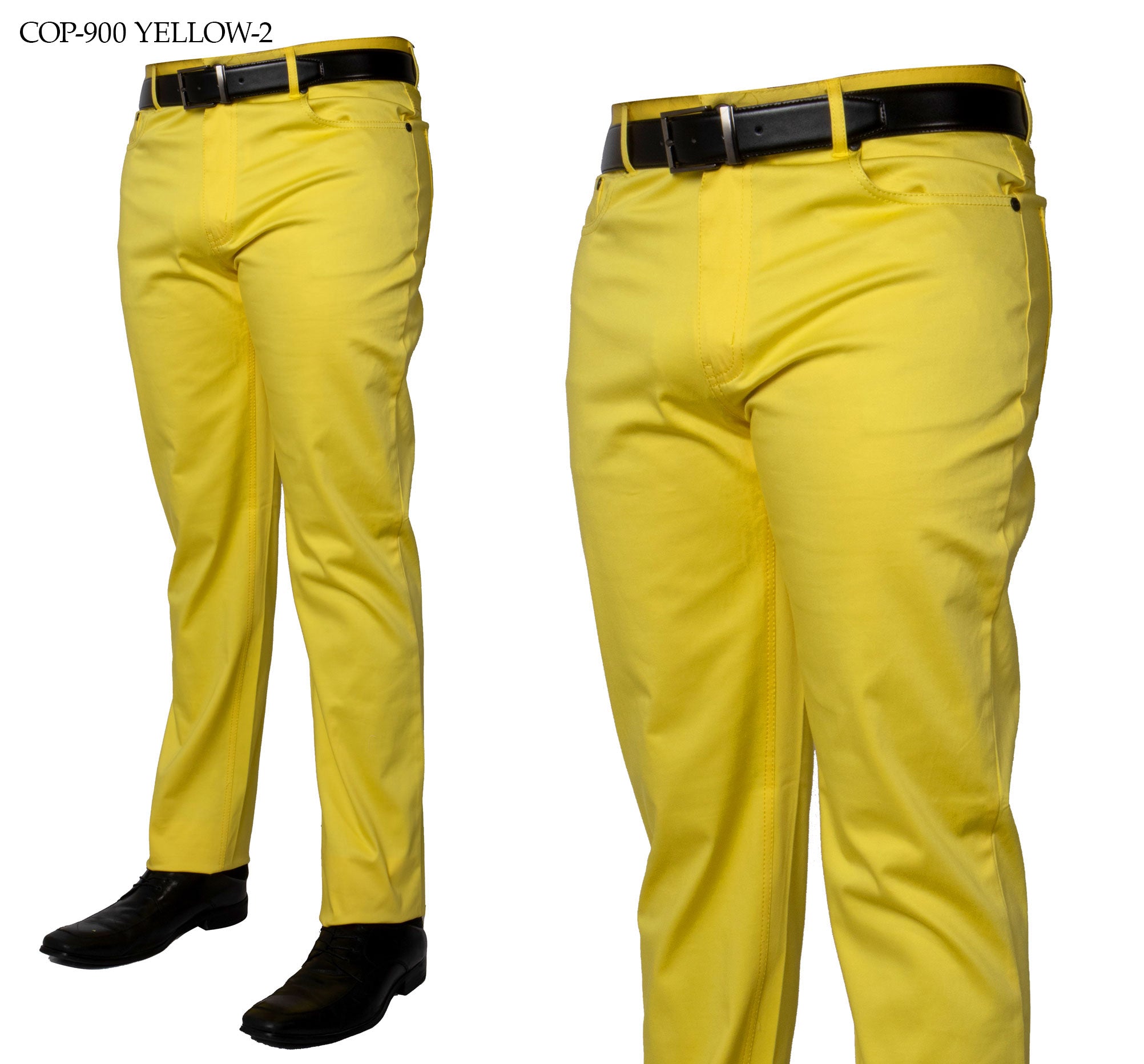 Prestige | Stretch Denim Jeans | Yellow-The City Warehouse-Menswear