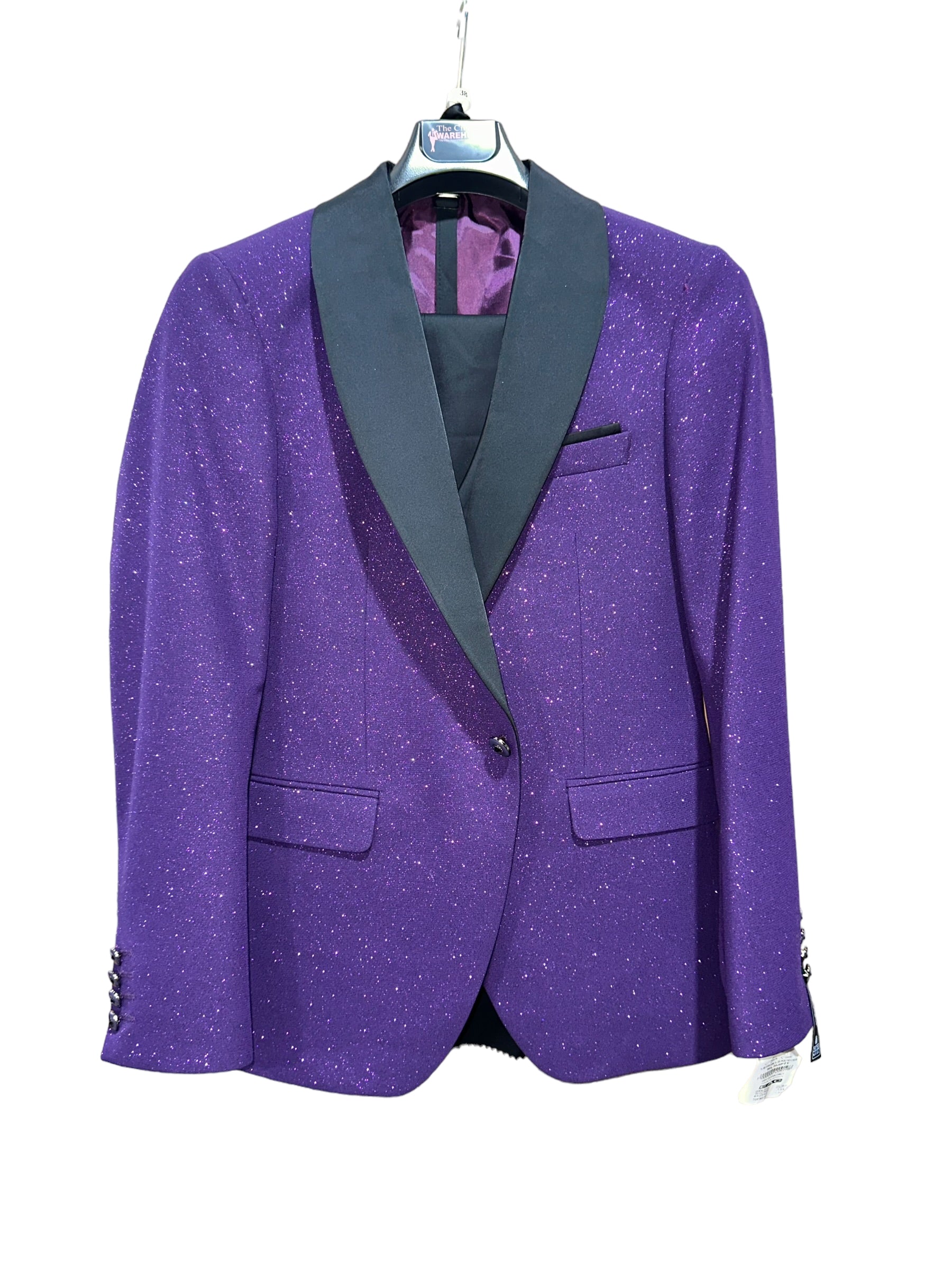 4pc Glitter Tuxedo | Diamond Cut | Shawl Lapel-The City Warehouse-Menswear