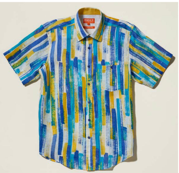 S/S Linen Shirt | MultiColor | S7911