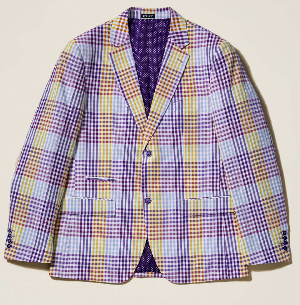 Linen Sport Jacket | BL262 | Purple-The City Warehouse-Menswear