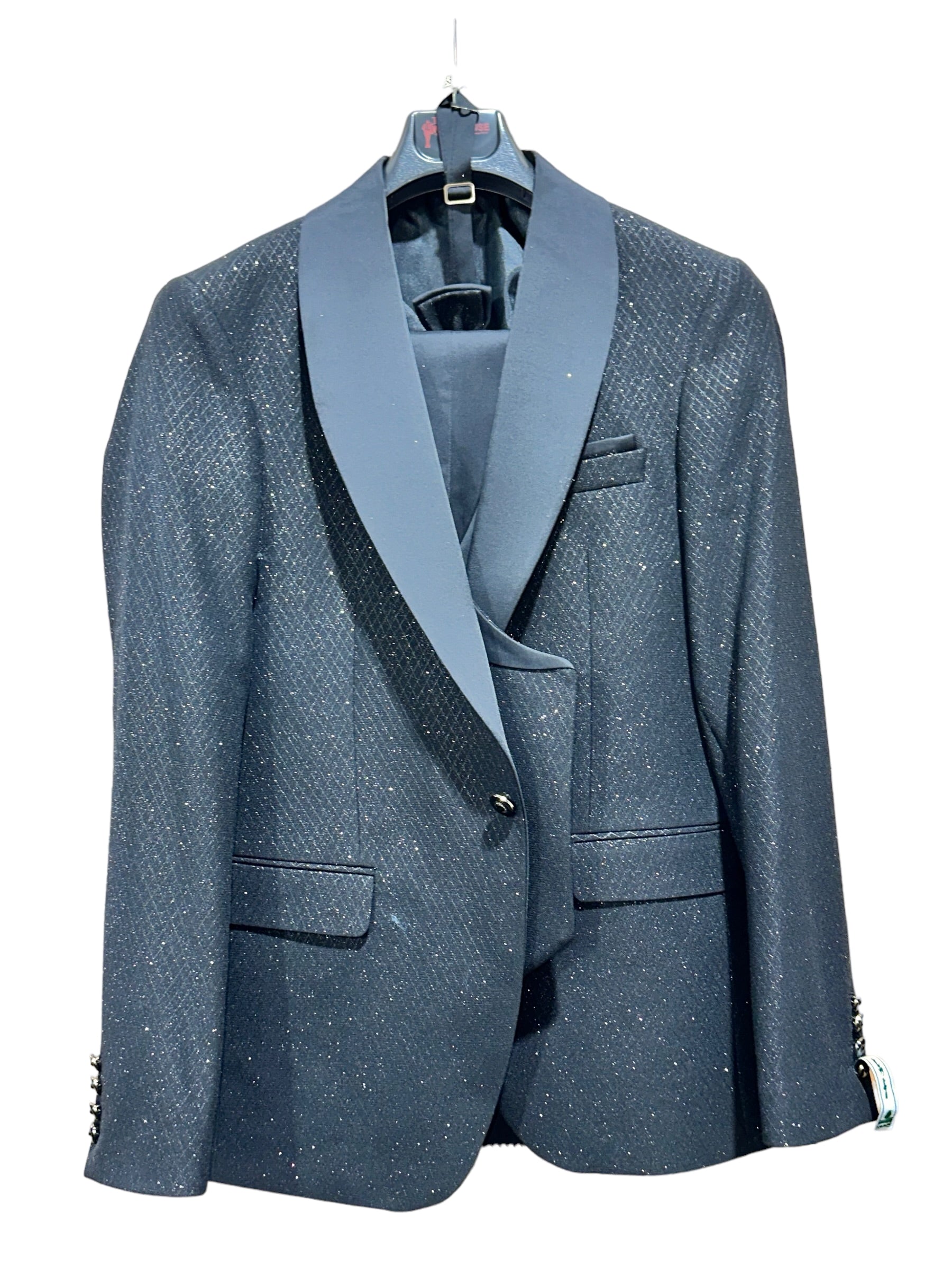 4pc Glitter Tuxedo | Diamond Cut | Shawl Lapel-The City Warehouse-Menswear