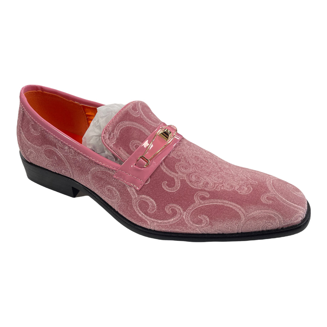 Velvet Design Shoe W/ Buckle- SL0096-The City Warehouse-Menswear