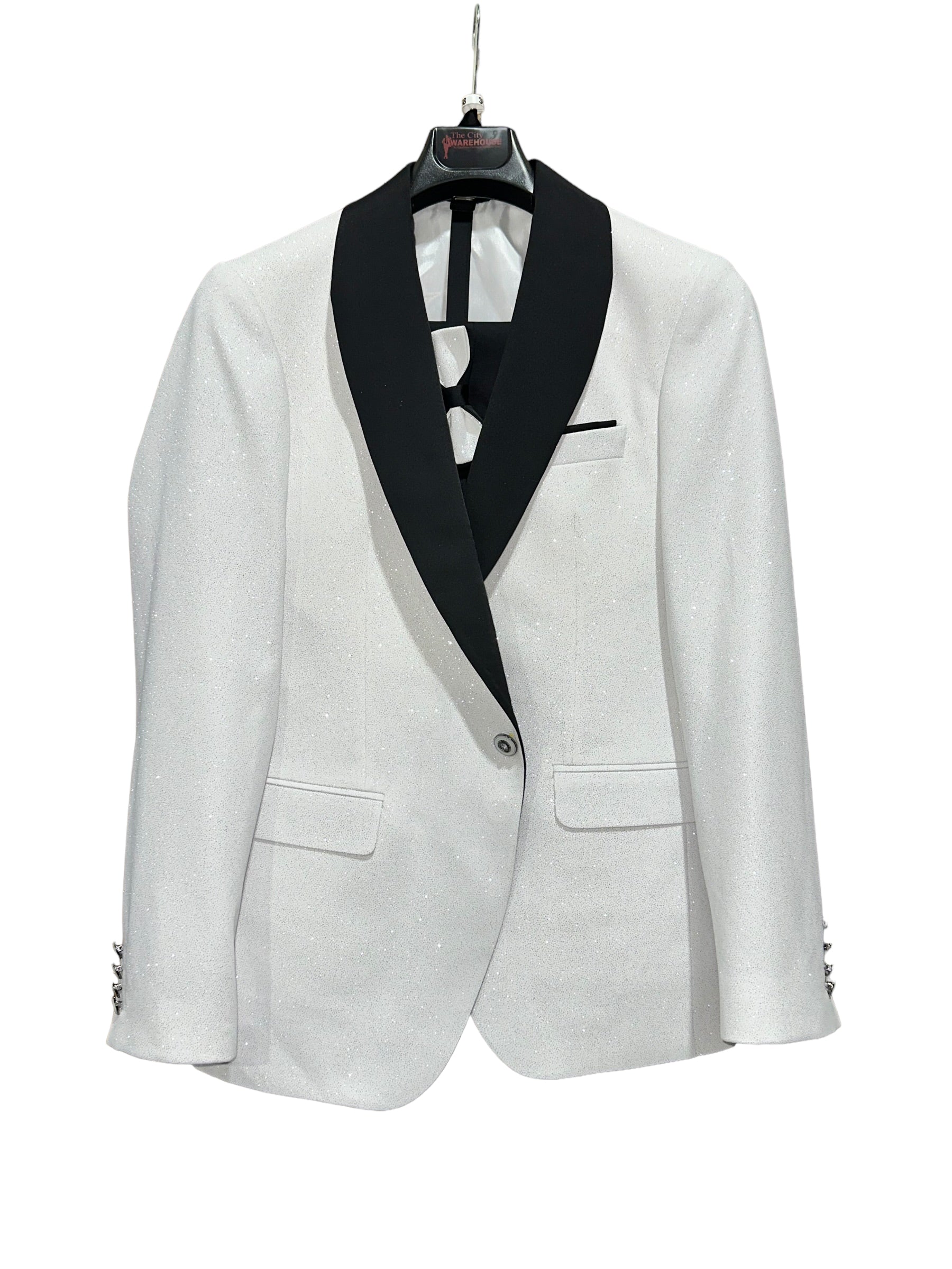 4pc Glitter Tuxedo | Diamond Cut | Shawl Lapel-The City Warehouse-Menswear