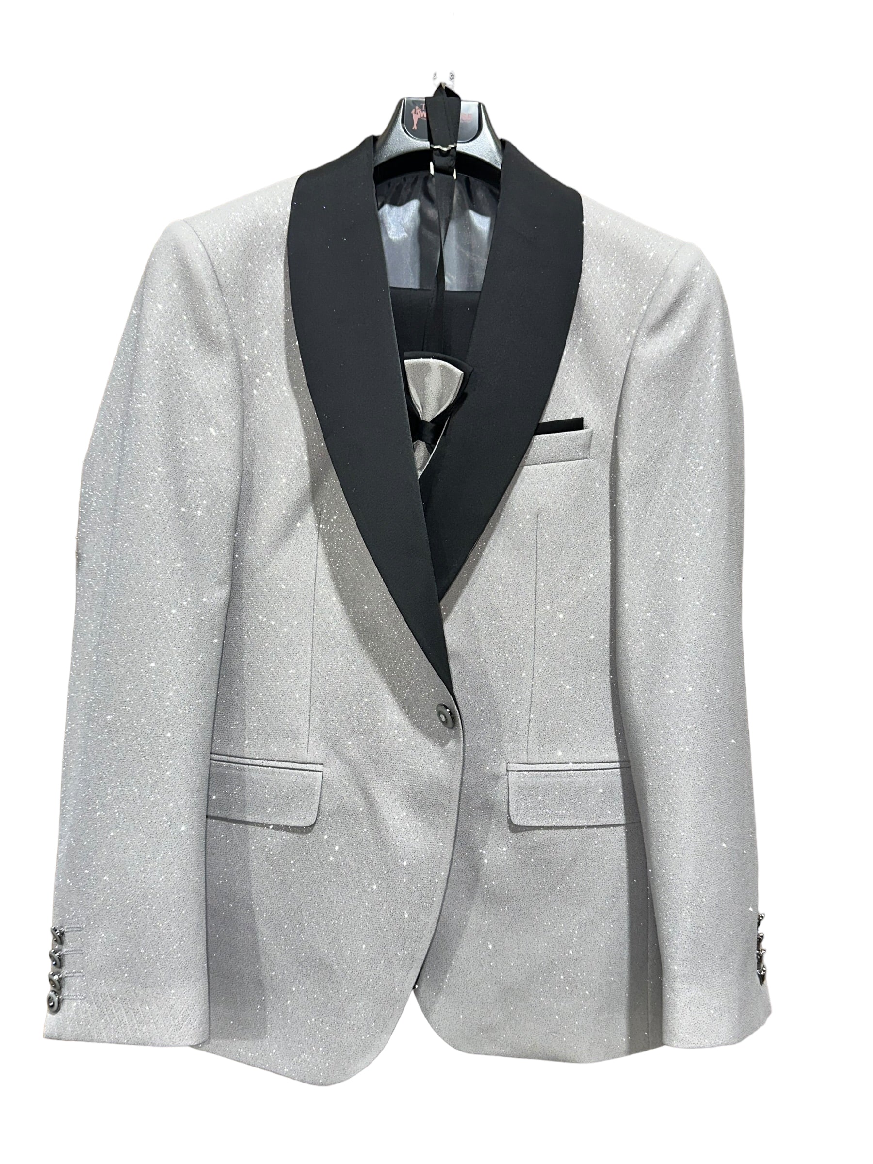 4pc Glitter Tuxedo | Diamond Cut | Shawl Lapel-The City Warehouse-Menswear