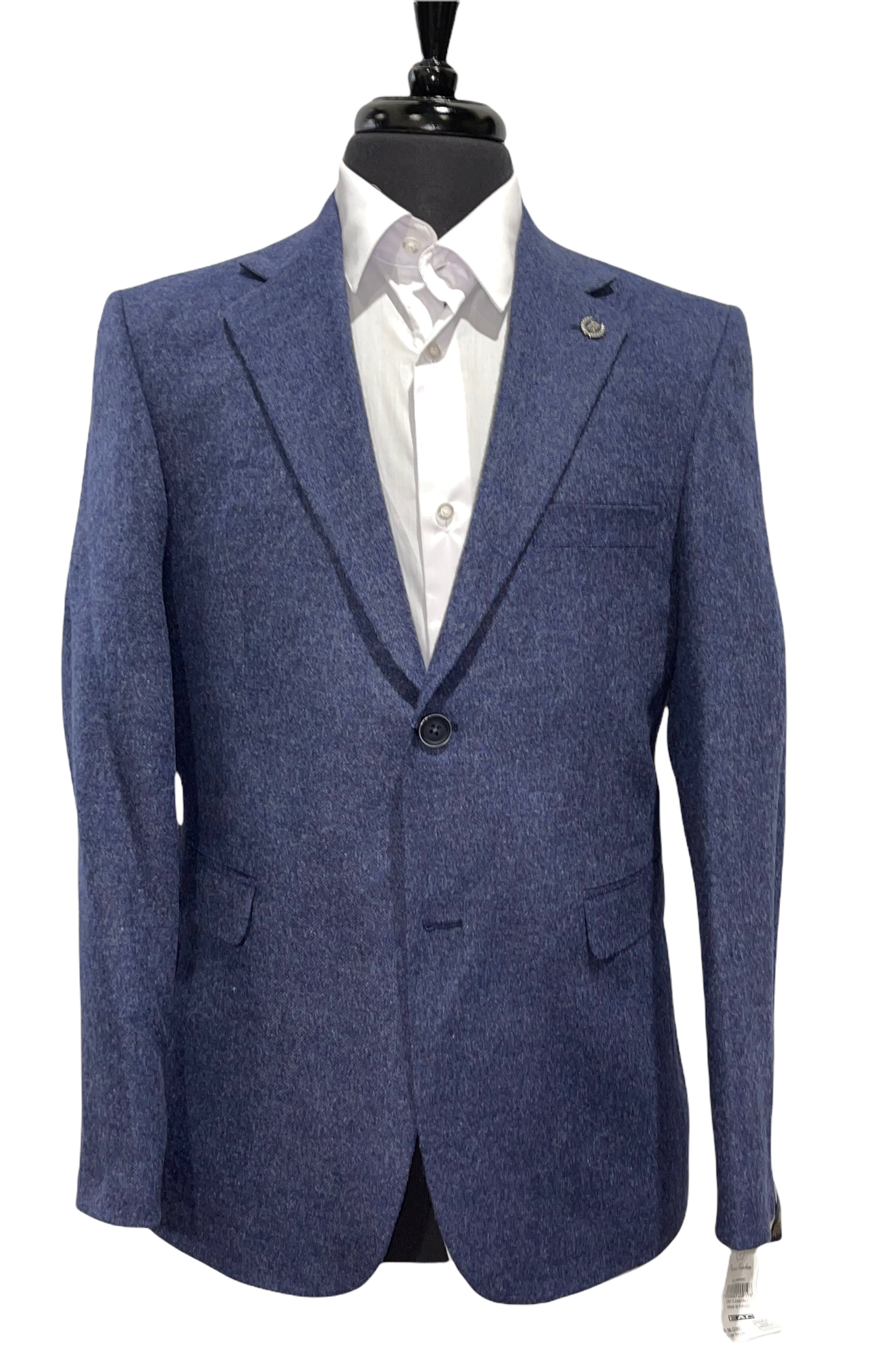 Wool Sport Jacket-Navy-The City Warehouse-Menswear