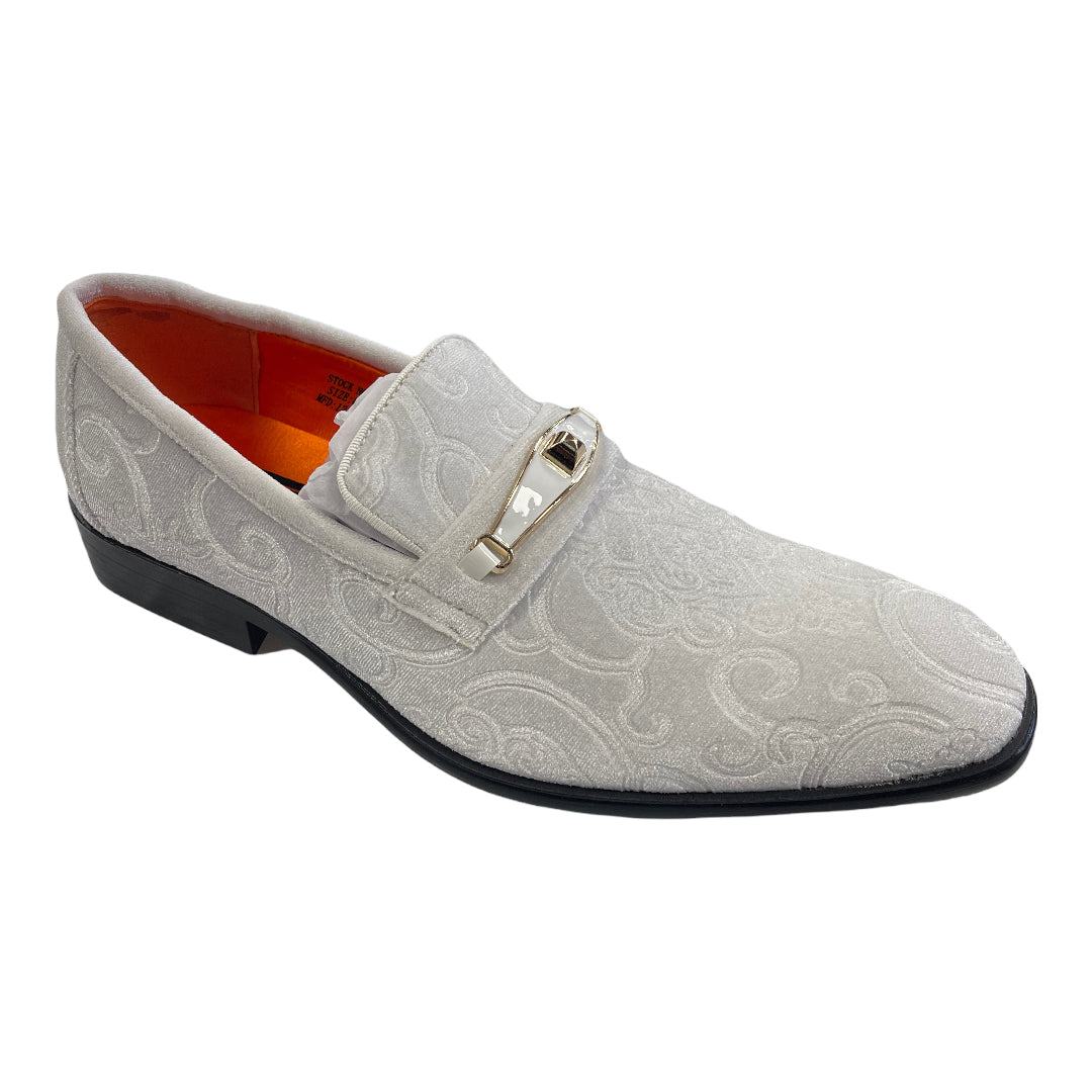 Velvet Design Shoe W/ Buckle- SL0096-The City Warehouse-Menswear