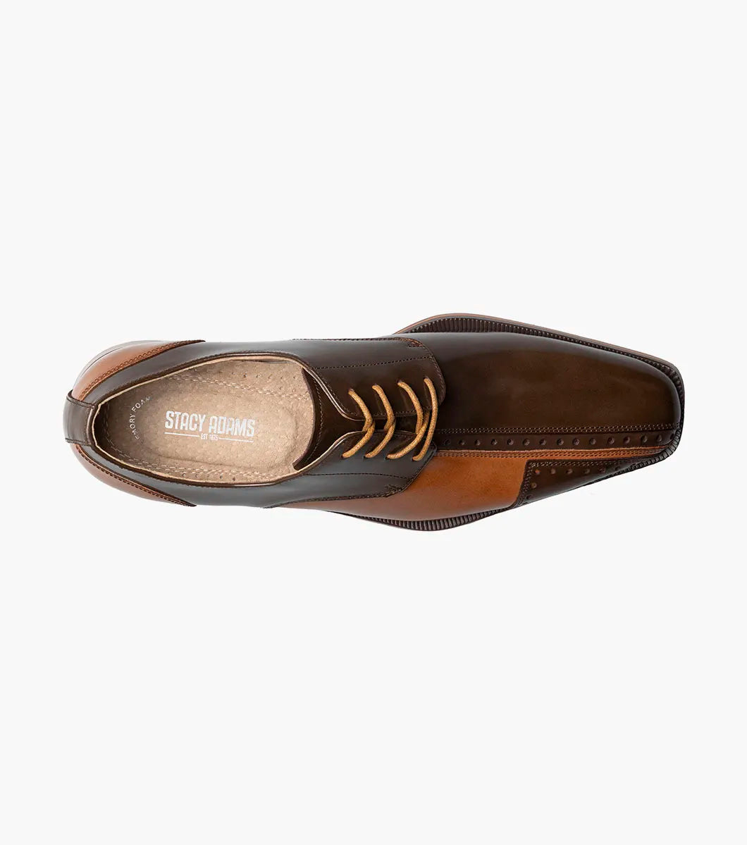 Stacy Adams Palmento Cap Toe Oxford - Green Multi - 8.5 Stacy Adams Palmento Cap Toe Oxford - Green Multi - 8.5