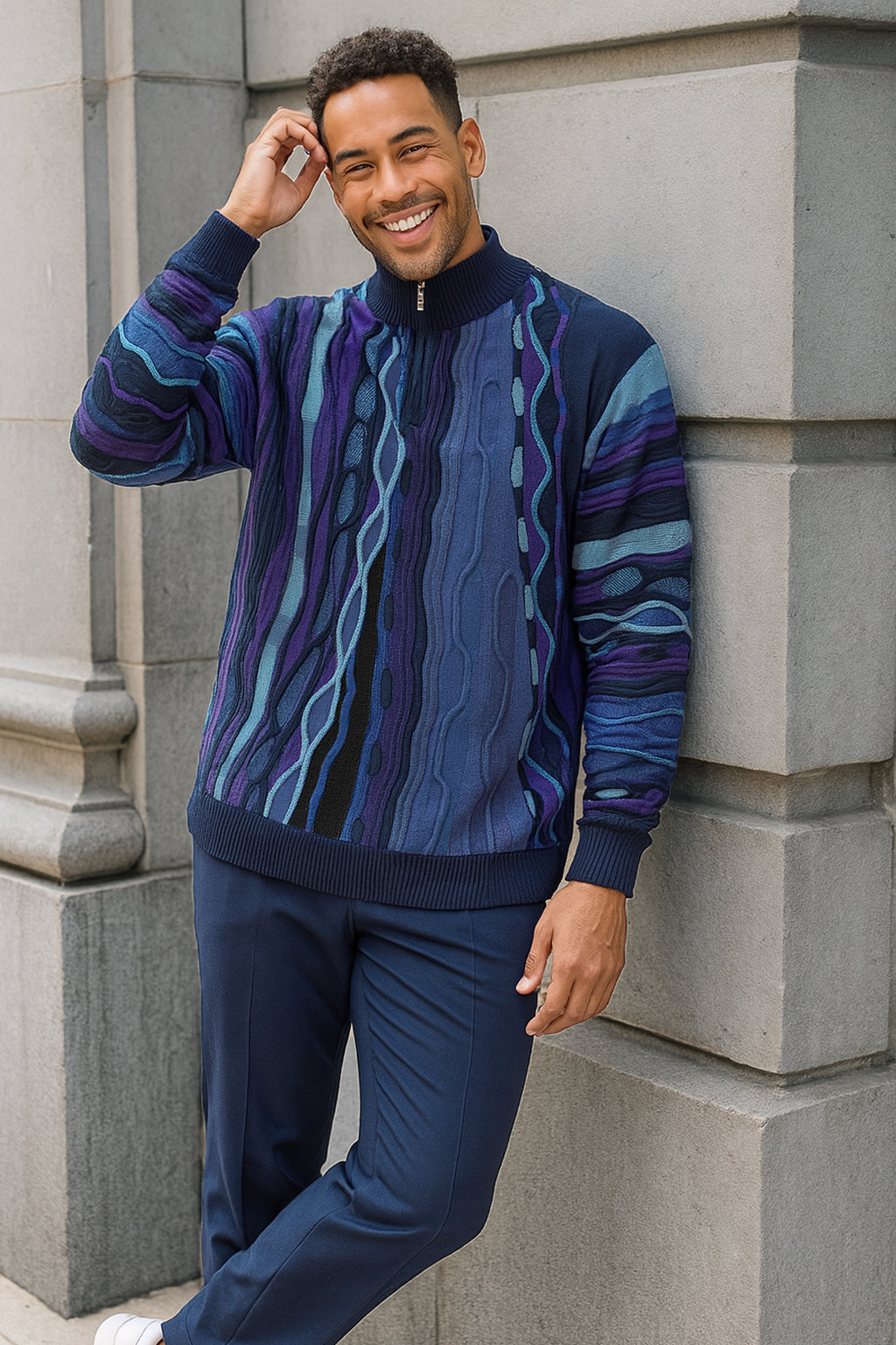 Stacy Adams | 1/4 Zip Pullover | 14008