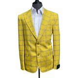 Checkered Blazer | Stretch Wool-The City Warehouse-Menswear