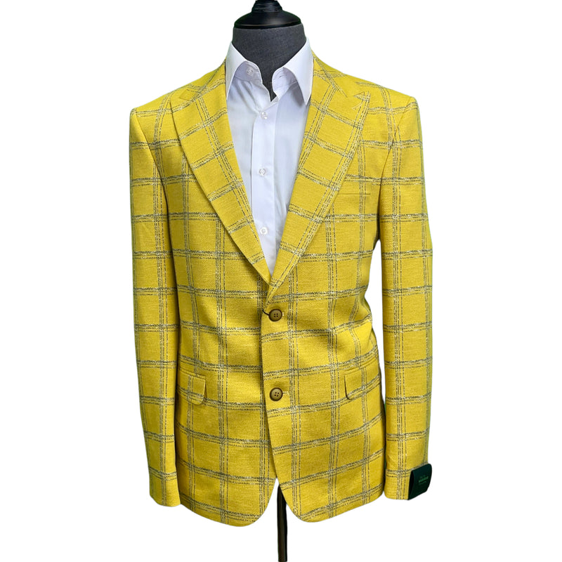 Checkered Blazer | Stretch Wool-The City Warehouse-Menswear
