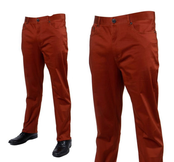 Prestige | Stretch Denim Jeans | (Brick)-The City Warehouse-Menswear