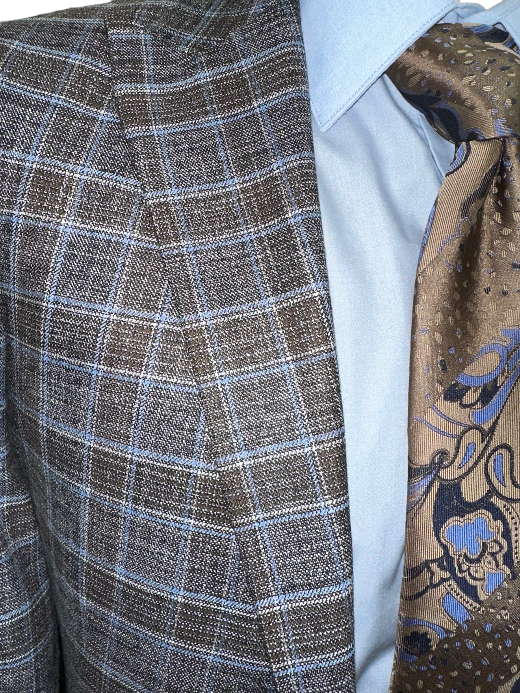 TCW | 2pc. Plaid Suit (Solid Pants)-The City Warehouse-Menswear
