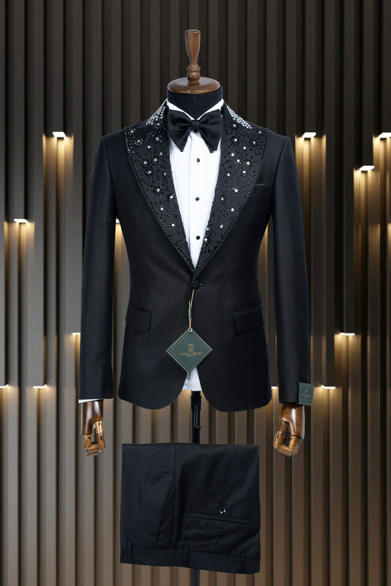 Marco Lorenzo | Custom Studded Tuxedo-The City Warehouse-Menswear