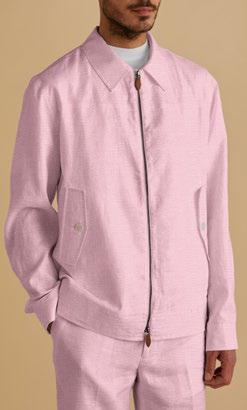 Inserch | Linen Harrington Jacket | JS661-The City Warehouse-Menswear