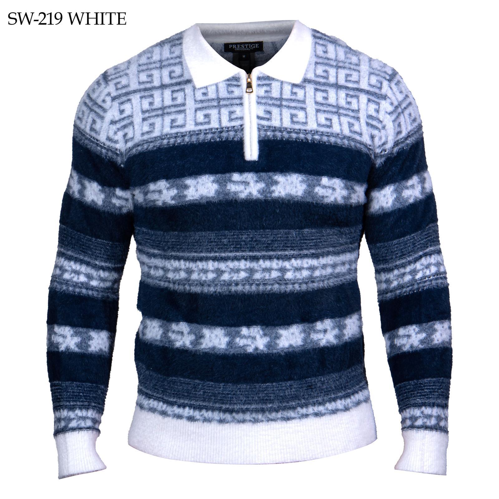 Prestige | 1/2 Zip Textured Polo | SW-219