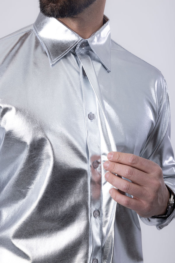 Barabas | Metallic Button Down | 4B38