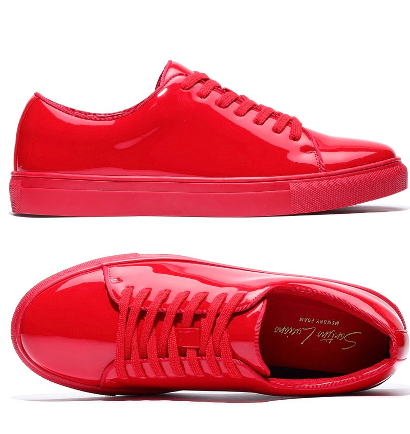 Santino Luciano | Patent Sneaker | S441-The City Warehouse-Menswear